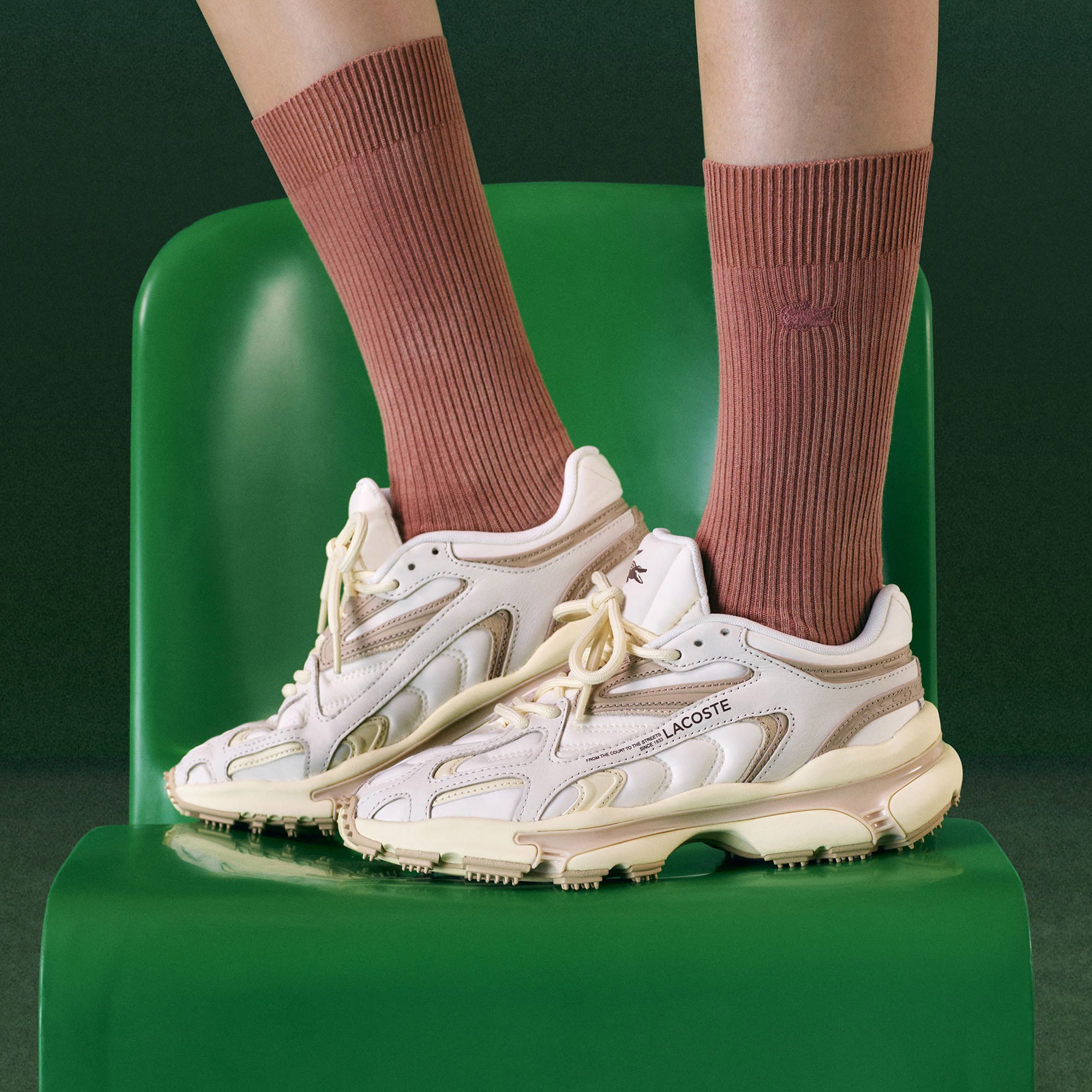 Lacoste Lacoste L003 2K24 Kadın Bej Sneaker | FashFed Bej - 7. görsel