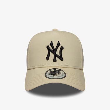  New Era New York Yankees MLB Sidepatch Unisex Krem Şapka