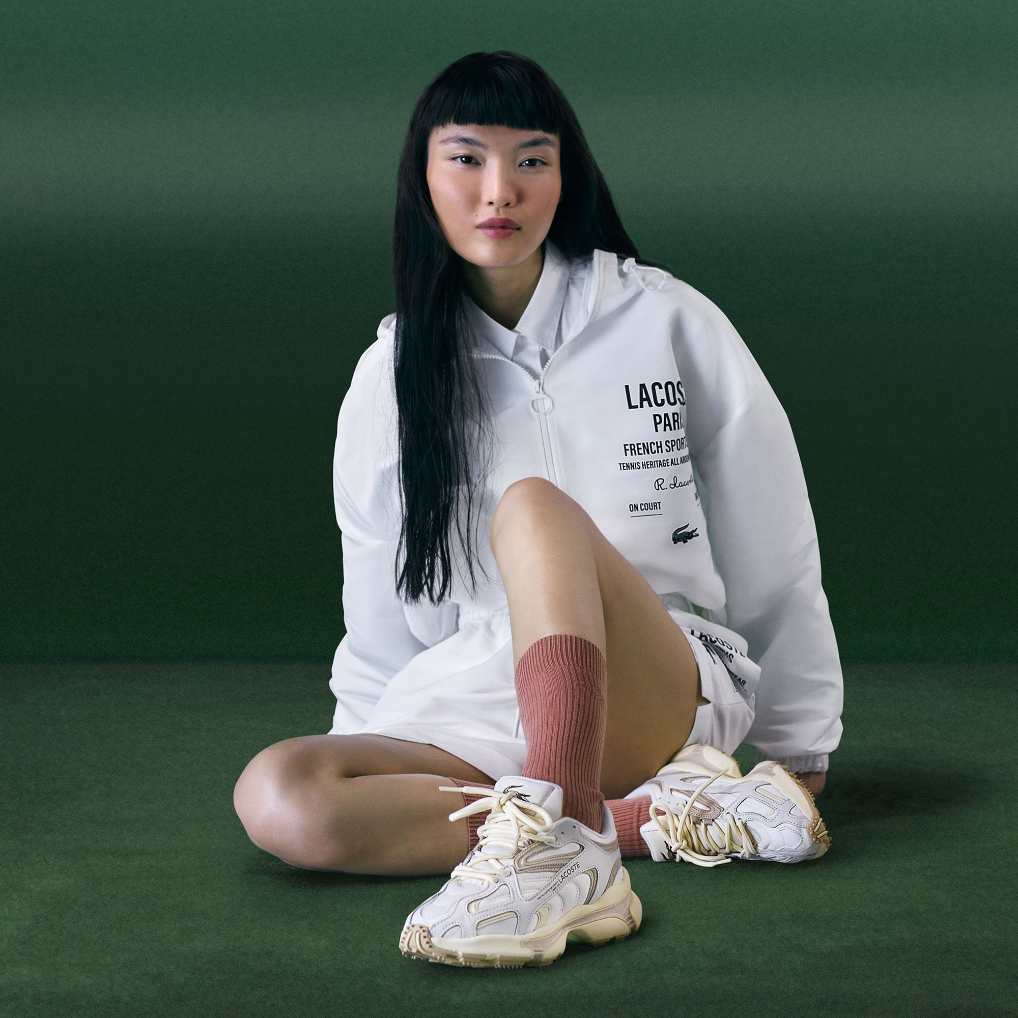 Lacoste Lacoste L003 2K24 Kadın Bej Sneaker | FashFed Bej - 5. görsel