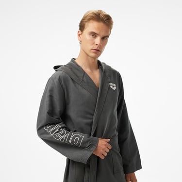  Arena Zeal Robe Çocuk Gri Havlu