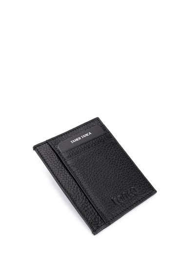  Tamer Tanca Erkek Hakiki Deri Siyah Floter Cüzdan