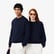Lacoste Loose Fit Heavy Fleece Unisex Lacivert Sweatshirt
