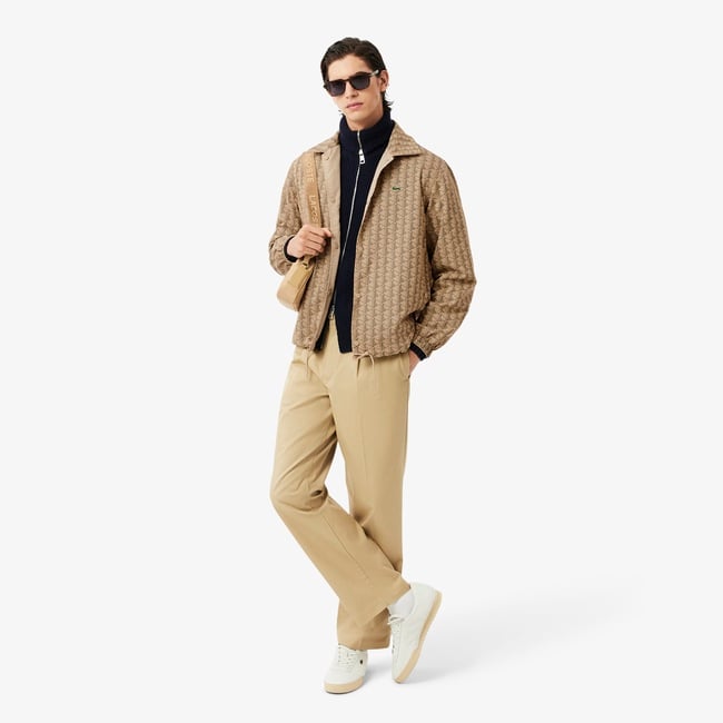  Lacoste Core Collection Erkek Kahverengi Mont