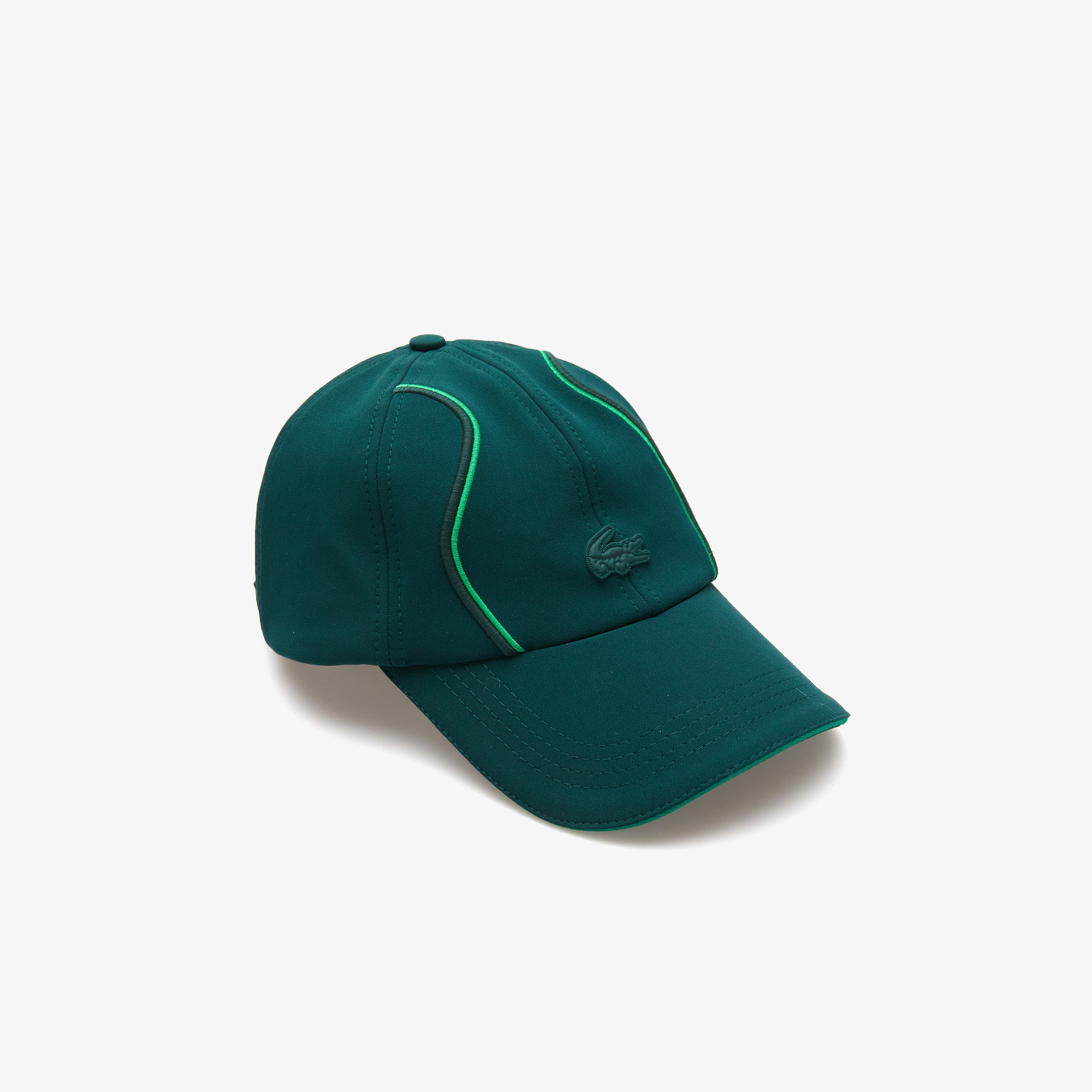 Lacoste x House of SuperStep Baskılı Unisex Yeşil Şapka