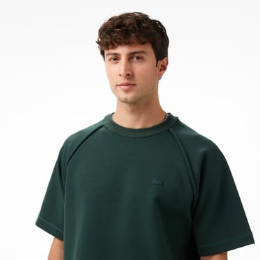  Lacoste x House of SuperStep Loose Fit Erkek Yeşil T-Shirt