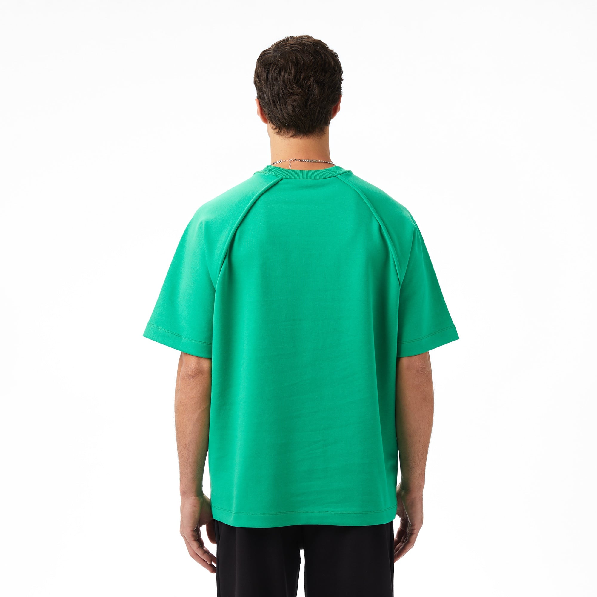 Lacoste x House of SuperStep Loose Fit Erkek Yeşil T-Shirt