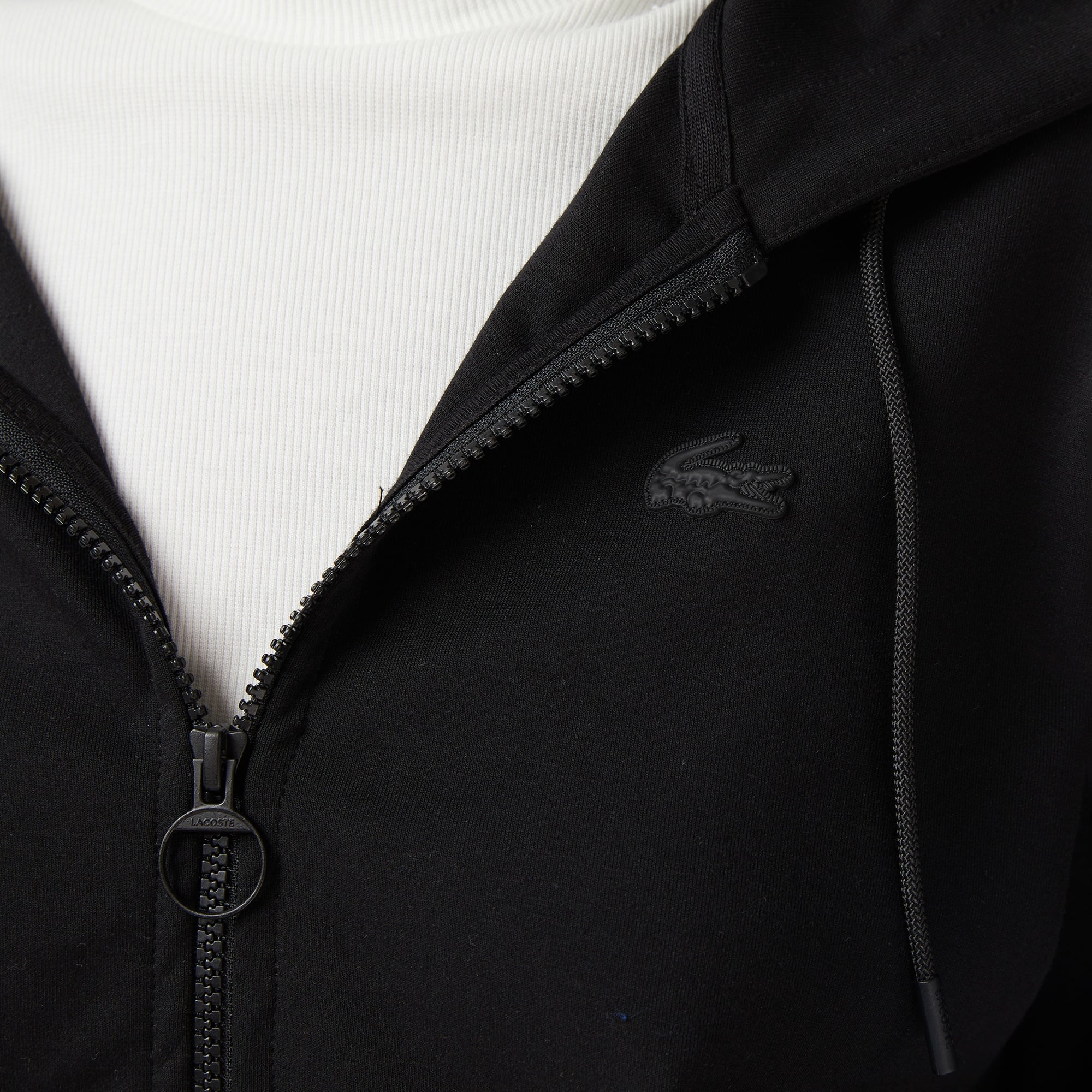 Lacoste x House of SuperStep Regular Fit Kadın Siyah Sweatshirt