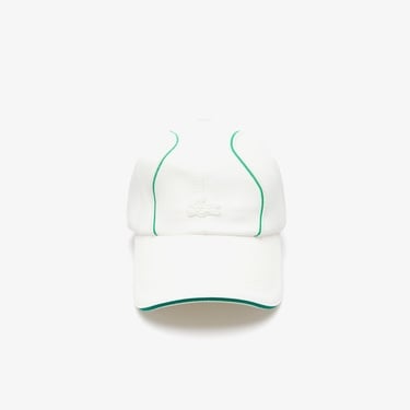  Lacoste x House of SuperStep Baskılı Unisex Beyaz Şapka