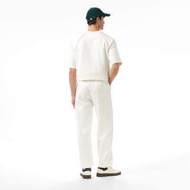  Lacoste x House of SuperStep Slim Fit Erkek Beyaz Eşofman Altı