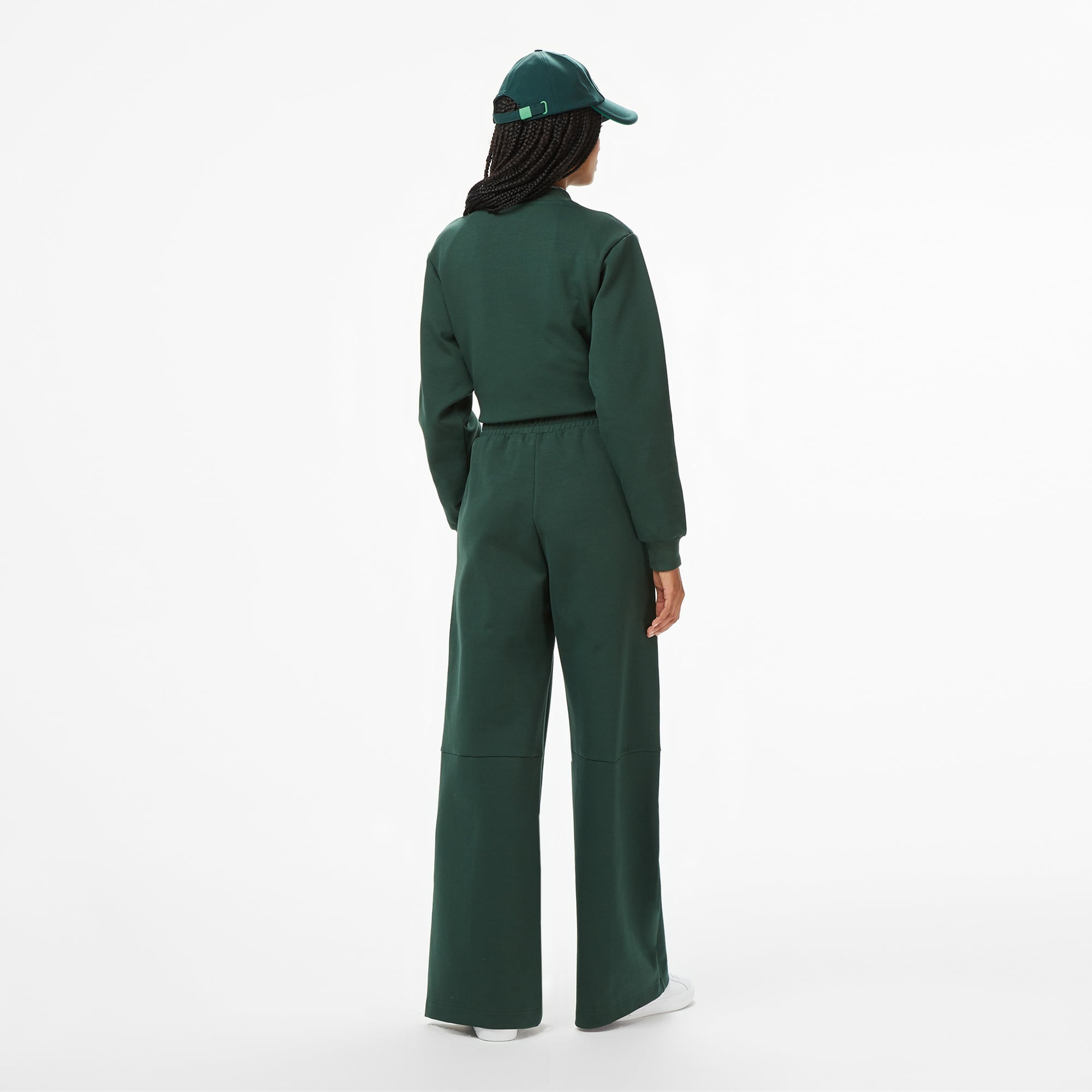 Lacoste x House of SuperStep Relaxed Fit Kadın Yeşil Eşofman Altı