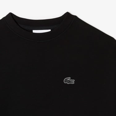  Lacoste Kadın Oversize Fit Fermuarlı Beyaz Sweatshirt