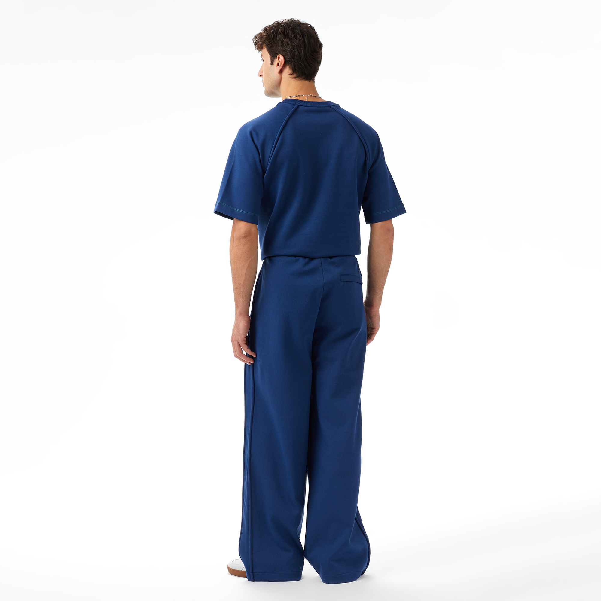 Lacoste x House of SuperStep Relaxed Fit Erkek Mavi Eşofman Altı