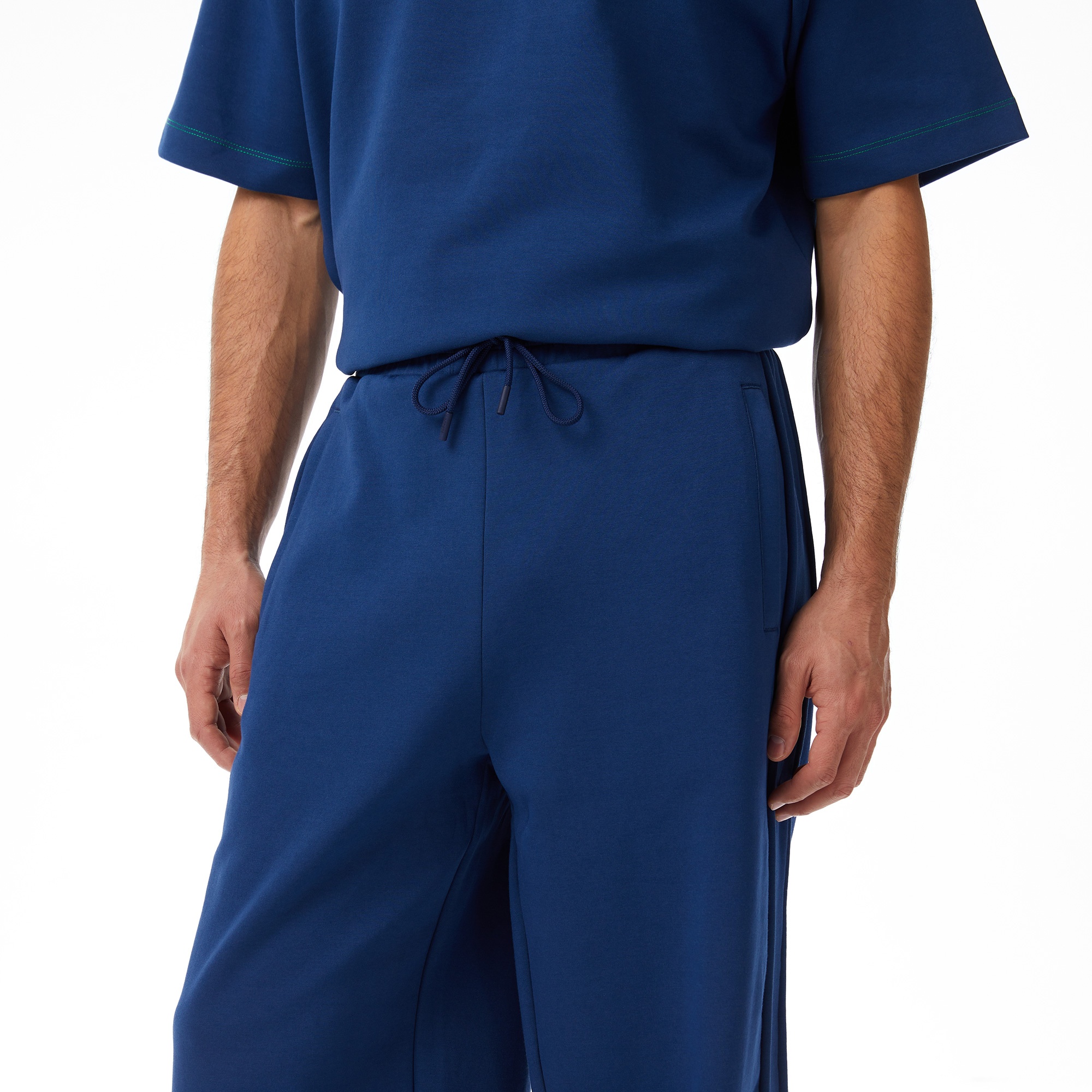 Lacoste x House of SuperStep Relaxed Fit Erkek Mavi Eşofman Altı