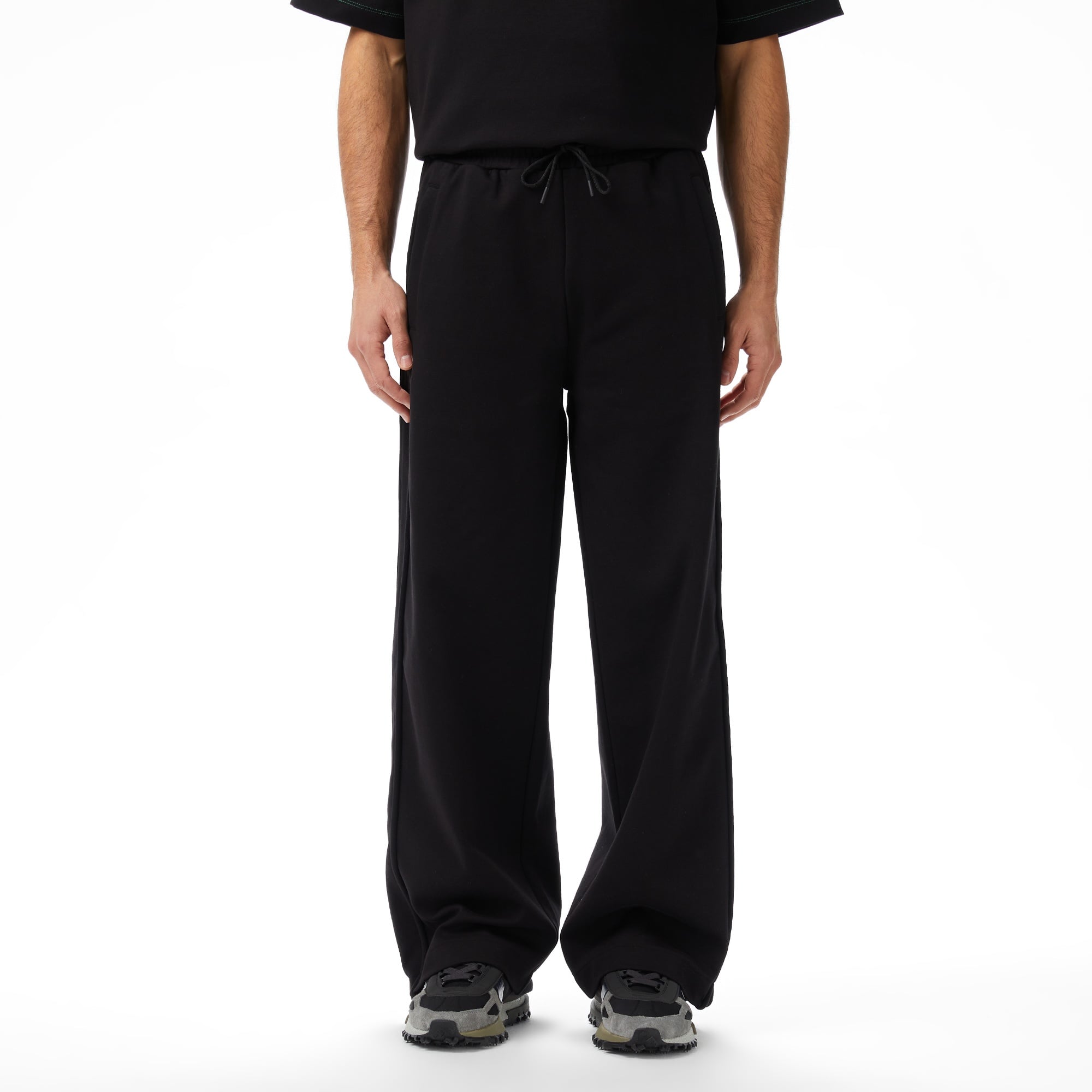 Lacoste x House of SuperStep Relaxed Fit Erkek Siyah Eşofman Altı