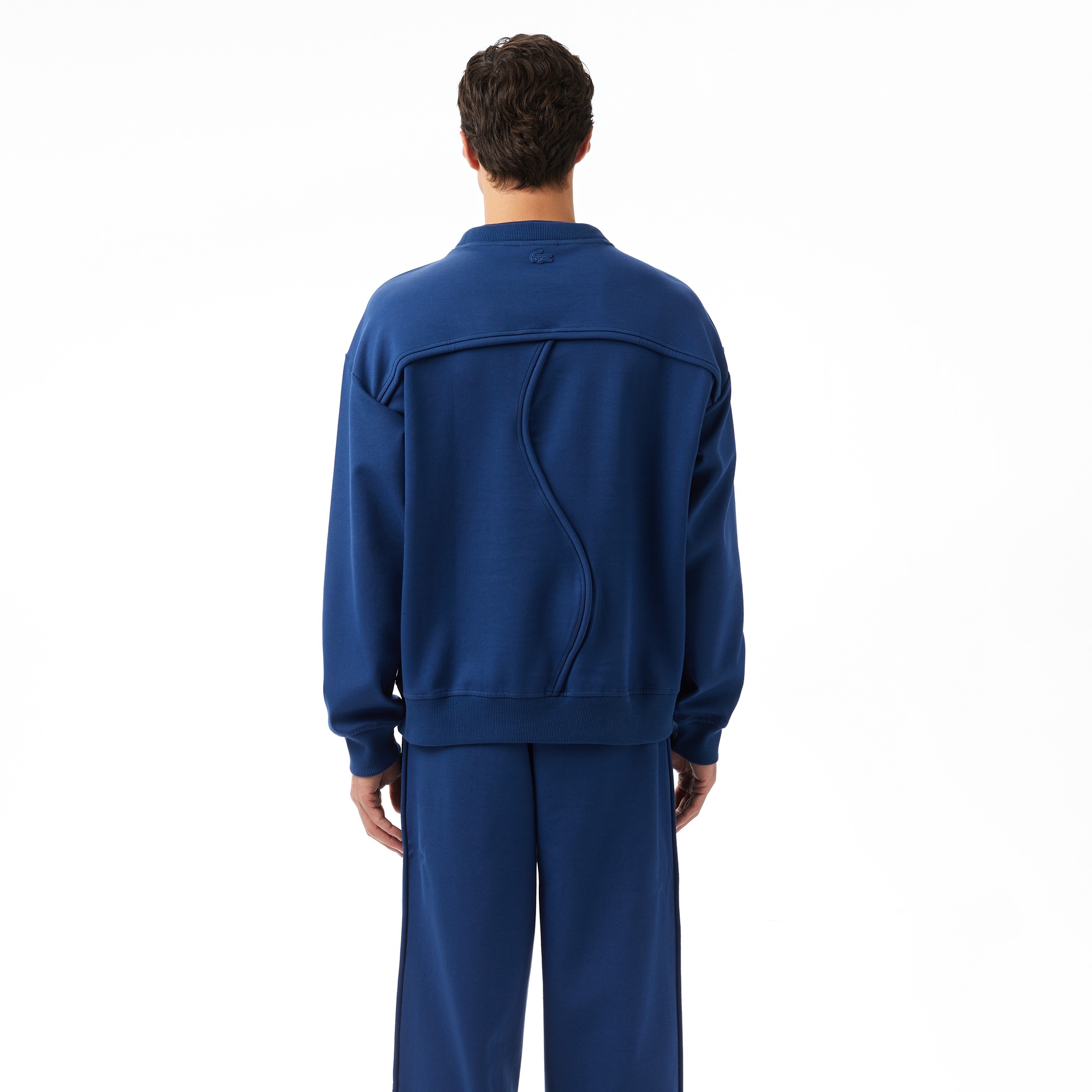 Lacoste x House of SuperStep Sport Erkek Mavi Sweatshirt