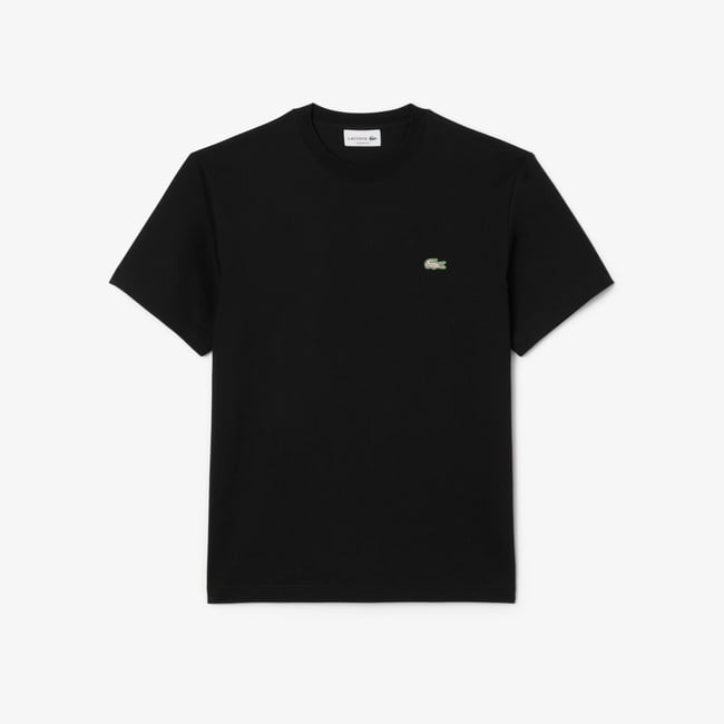  Lacoste Tennis Heritage Multi Print Erkek Siyah T-Shirt