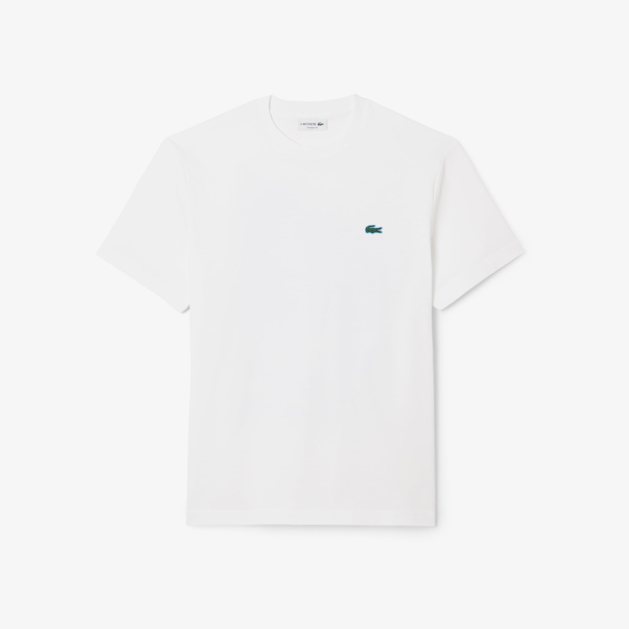 Lacoste Tennis Heritage Multi Print Erkek Beyaz T-Shirt