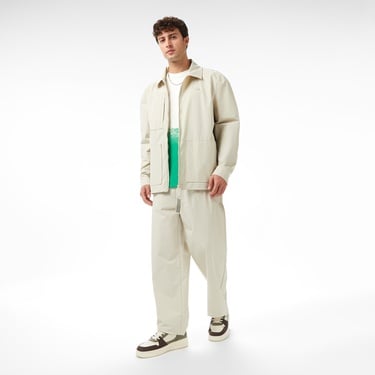  Lacoste x House of SuperStep Regular Fit Erkek Bej Ceket