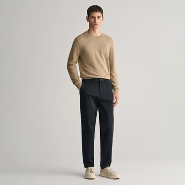  GANT Erkek Siyah Regular Fit Chino Pantolon