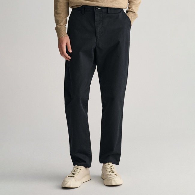  GANT Erkek Siyah Regular Fit Chino Pantolon