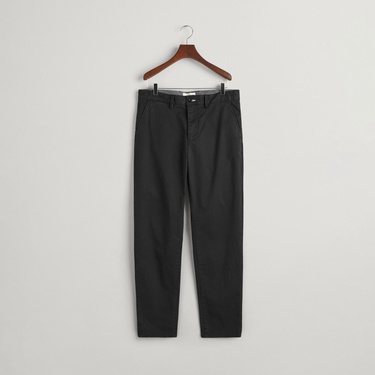  GANT Erkek Siyah Regular Fit Chino Pantolon