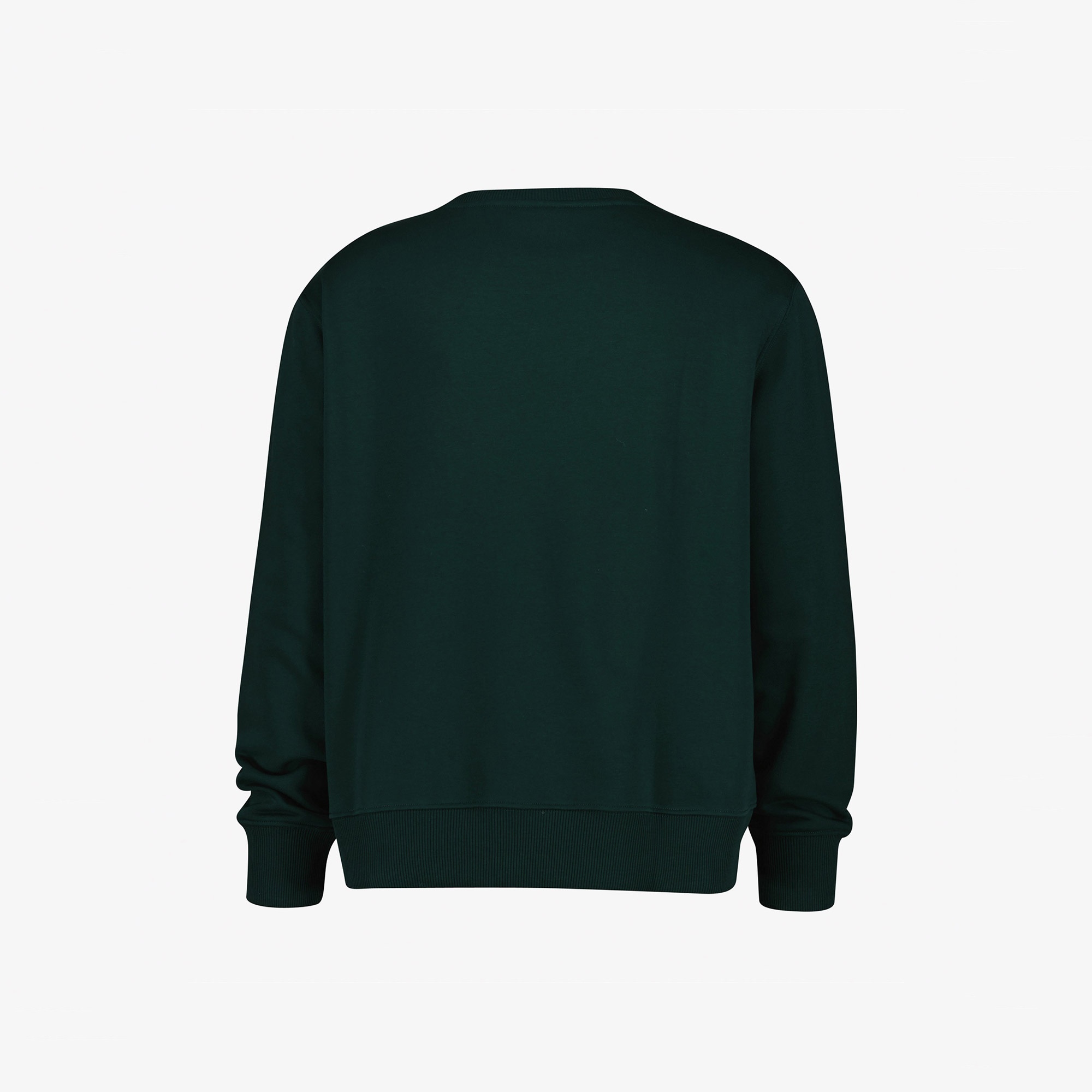 GANT Erkek Yeşil Regular Fit Bisiklet Yaka Logolu Sweatshirt