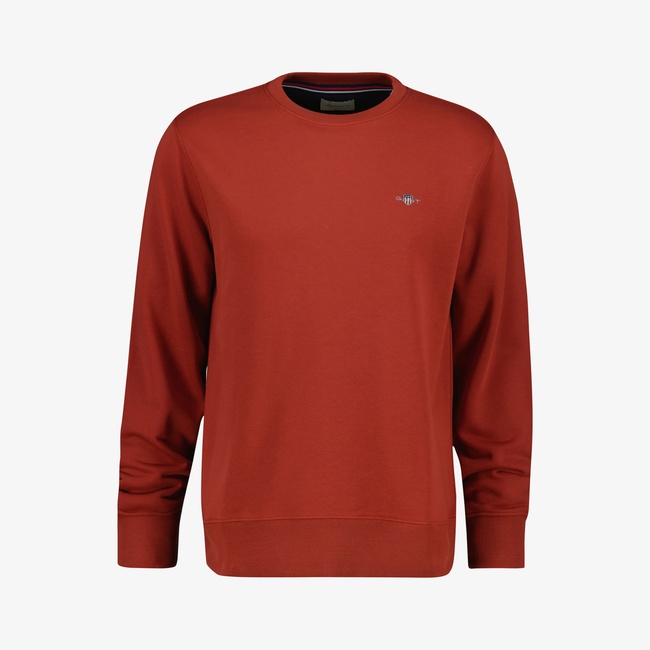  GANT Erkek Kırmızı Regular Fit Bisiklet Yaka Sweatshirt