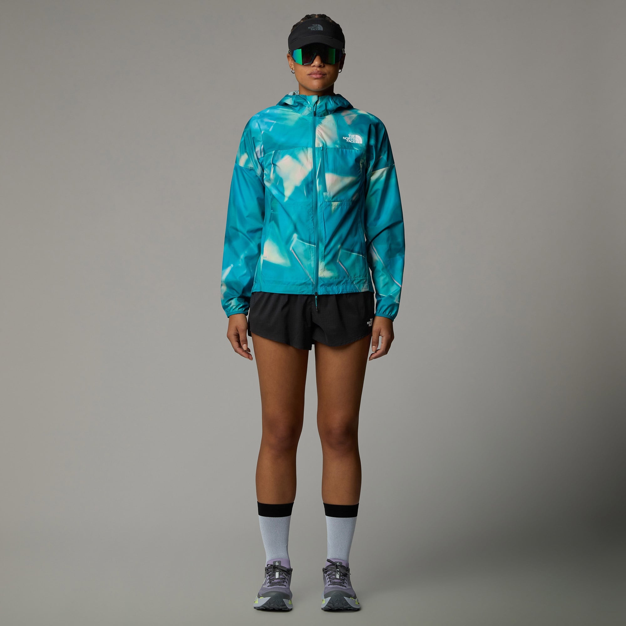 The North Face Rompevientos Higher Ru Kadın Mavi Koşu Rüzgarlık