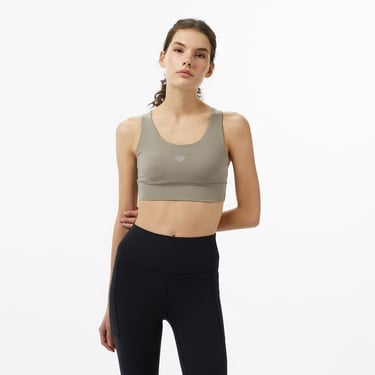  New Balance Classic Kadın Bej Koşu Tayt