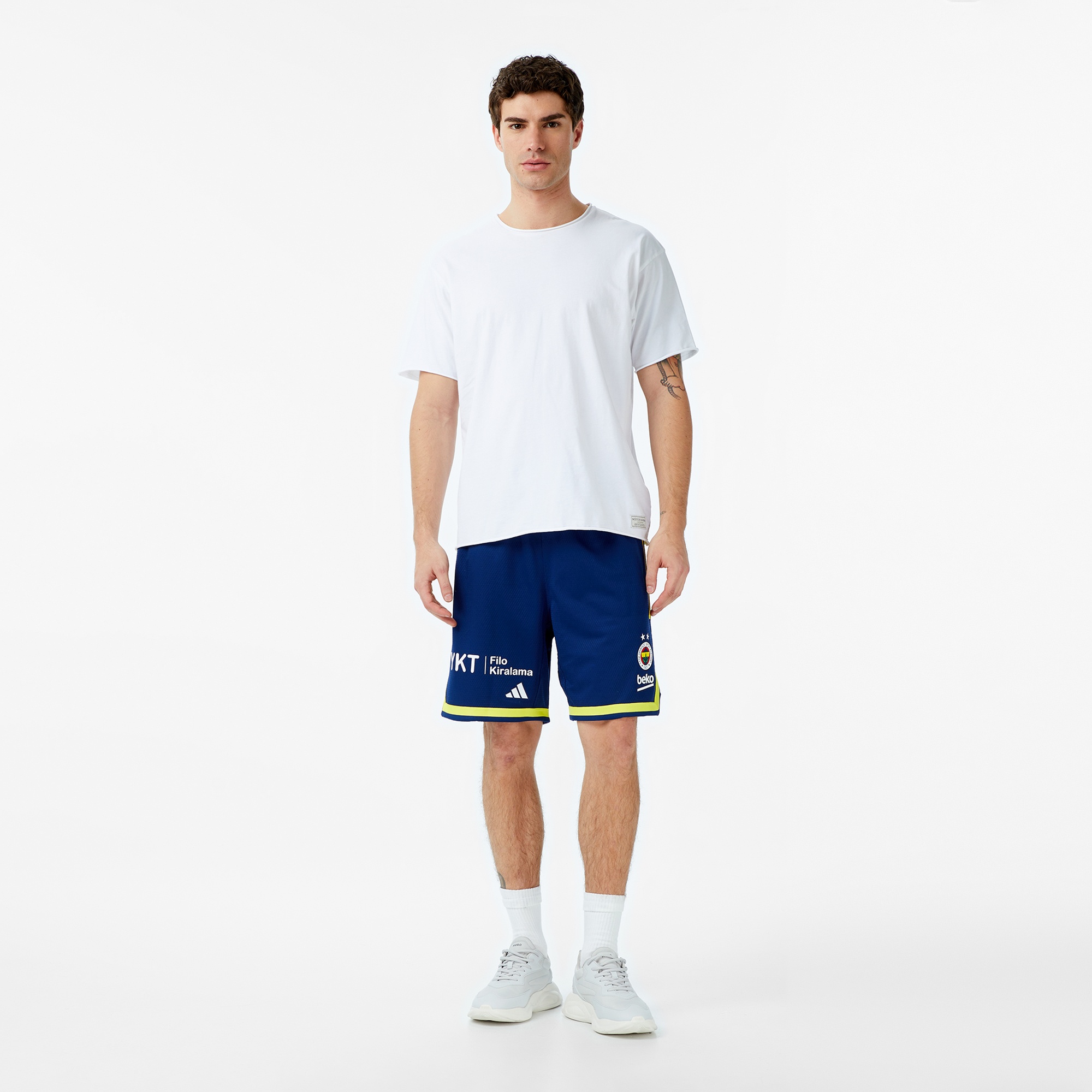 adidas Fenerbahçe Basketbol 25/26 İç Saha Erkek Mavi Şort