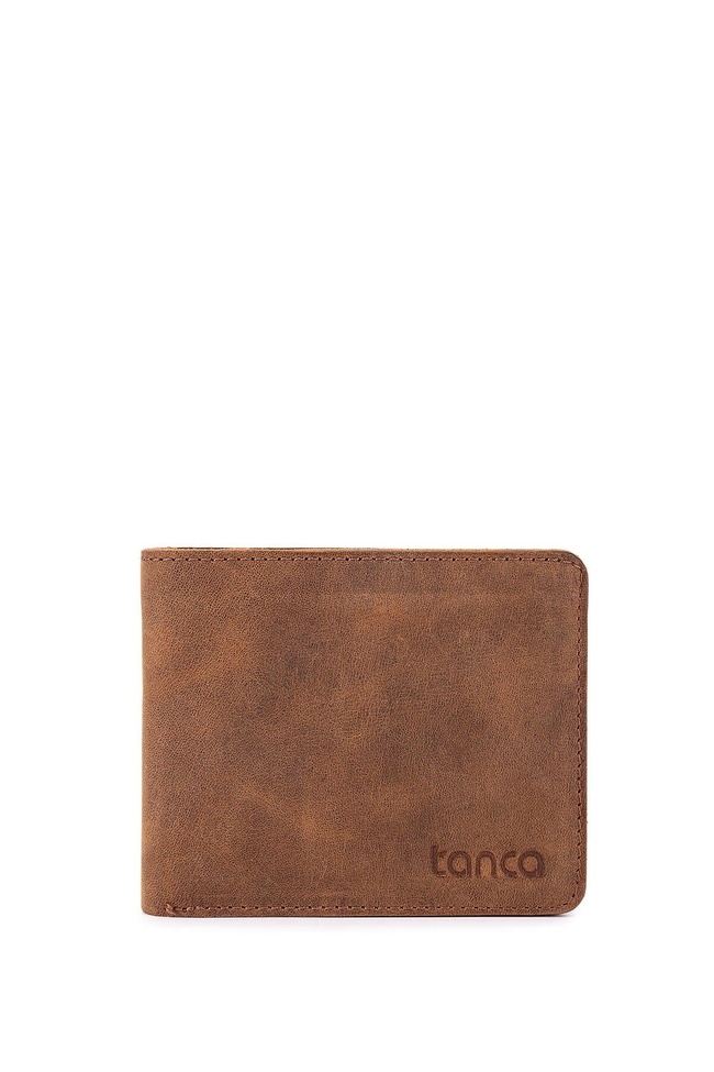  Tamer Tanca Erkek Hakiki Deri Taba Crazy Cüzdan