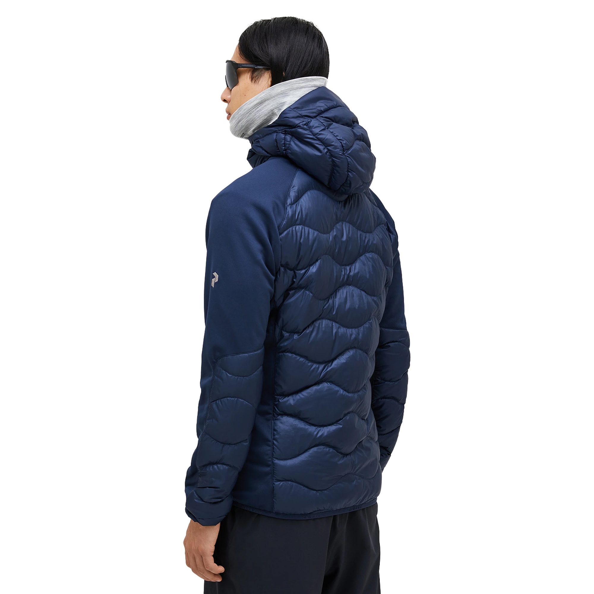 Peak Performance Helium Down Hybrid Hood Erkek Mavi Outdoor Ceketi