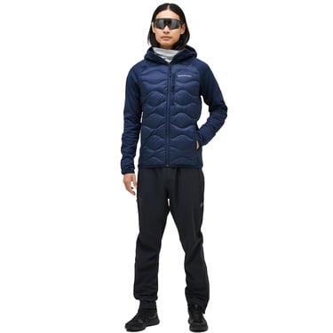  Peak Performance Helium Down Hybrid Hood Erkek Mavi Outdoor Ceketi