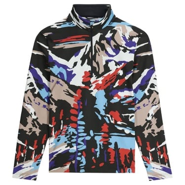  Spyder Podium 1/2 Zip Erkek Mor İçlik Üst