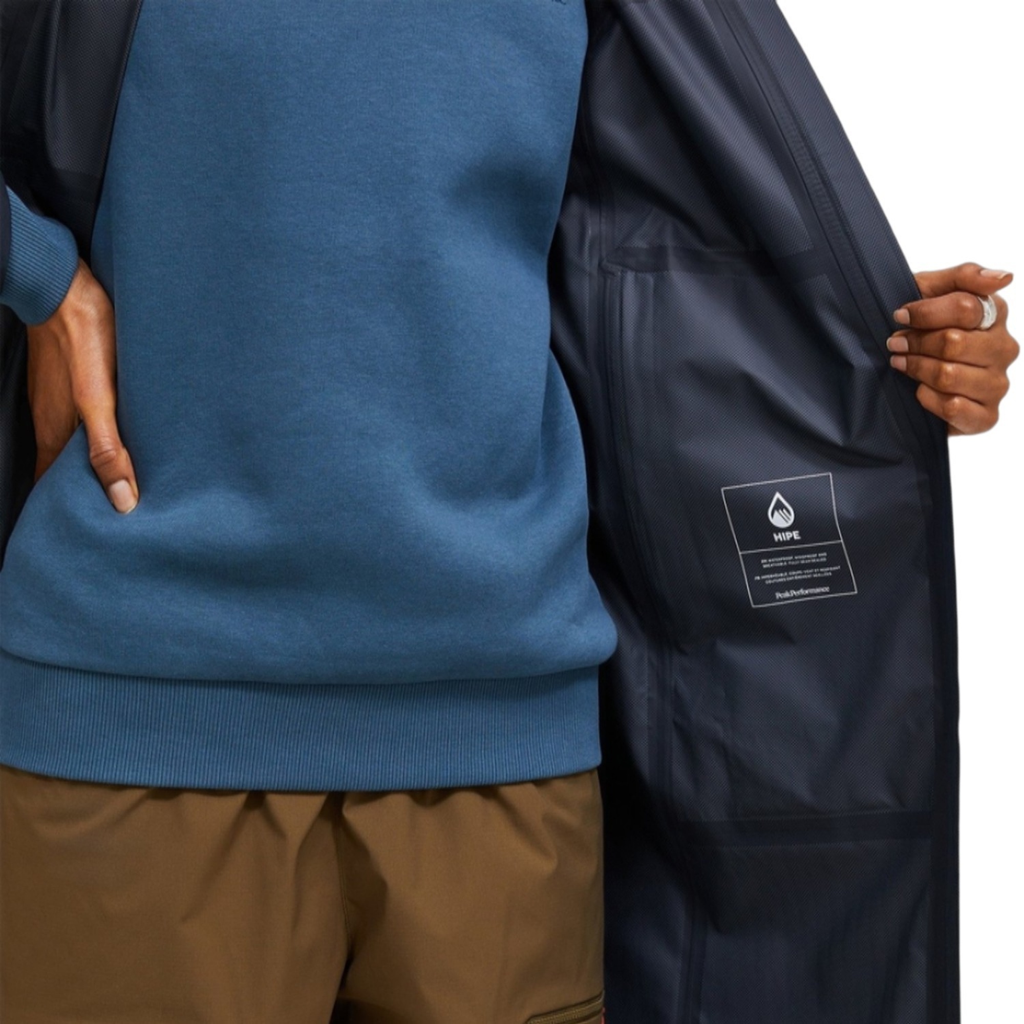 Peak Performance Treeline Shell Parka Kadın Siyah Outdoor Ceketi