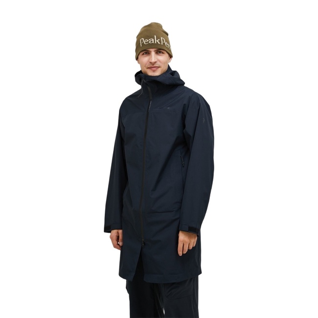  Peak Performance Treeline Shell Parka Erkek Siyah Outdoor Ceketi