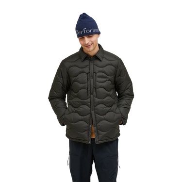  Peak Performance Helium Synthetic Overshirt Erkek Yeşil Outdoor Ceketi