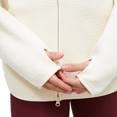  Peak Performance Pile Zip Jacket Kadın Beyaz Fleece