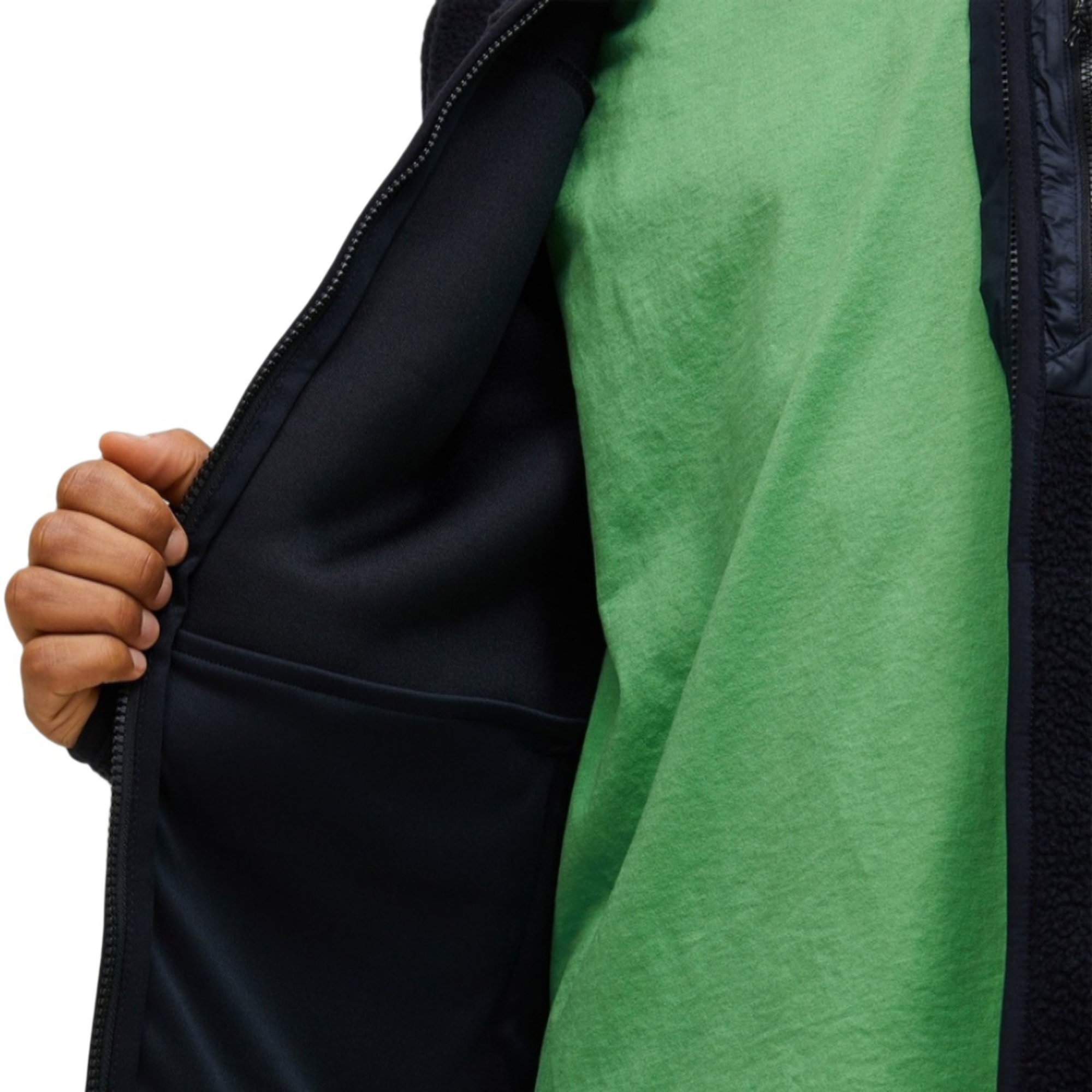 Peak Performance Pile Zip Jacket Erkek Siyah Fleece