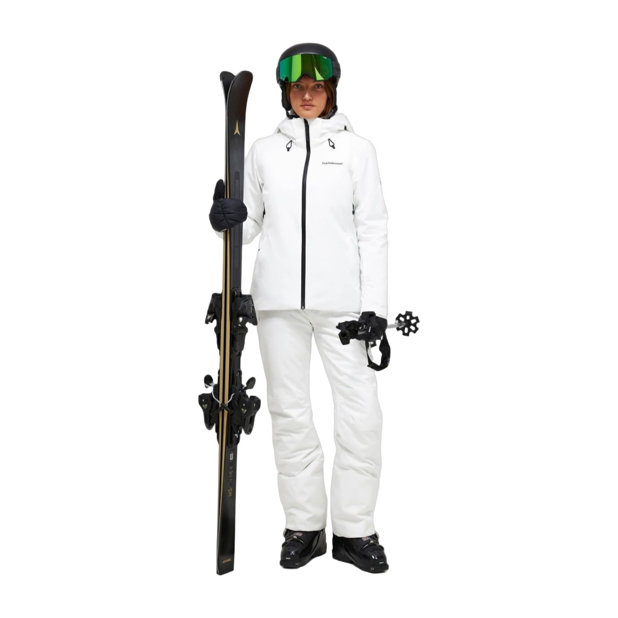 Peak Performance Anima Insulated Jacket Kadın Beyaz Kayak Ceketi