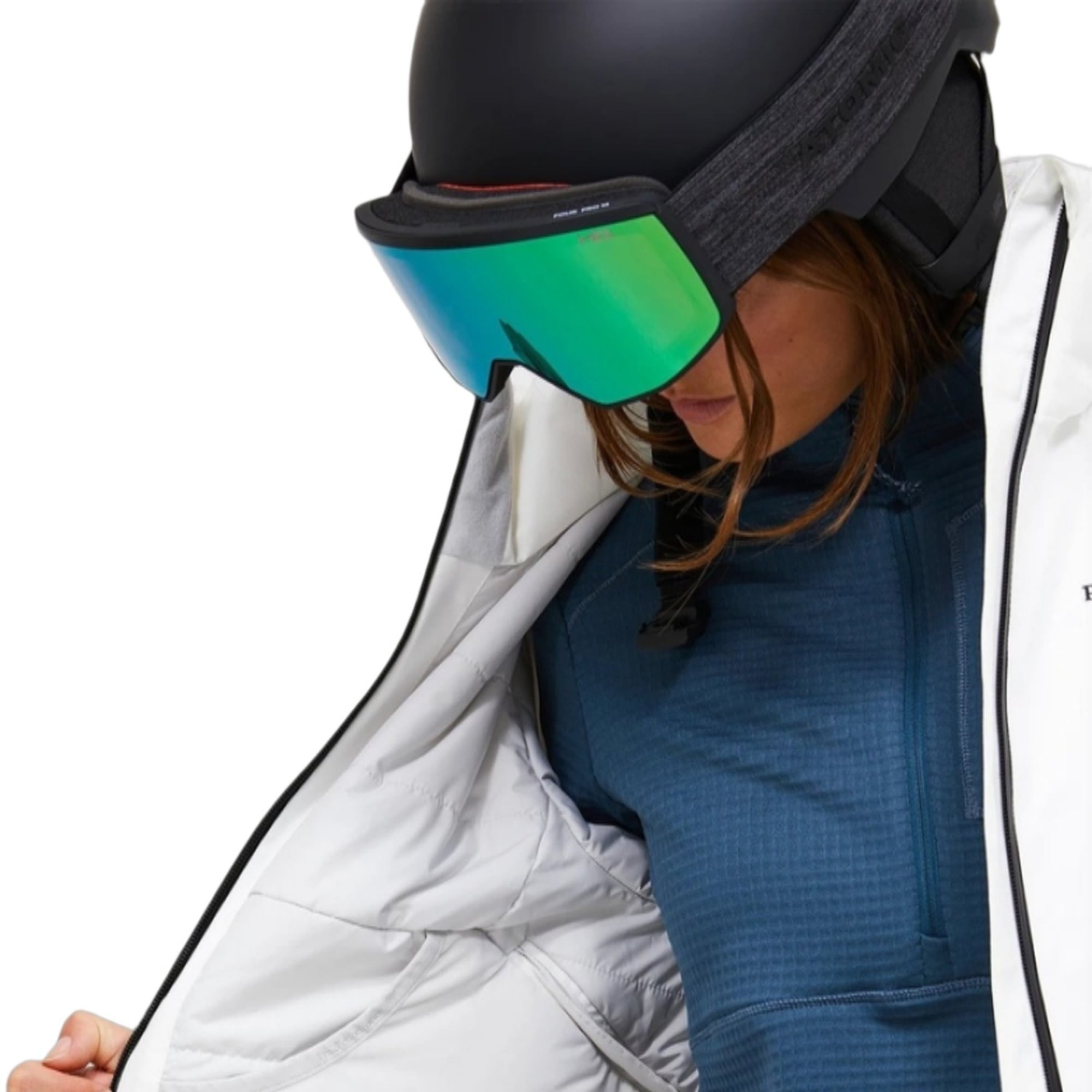 Peak Performance Anima Insulated Jacket Kadın Beyaz Kayak Ceketi