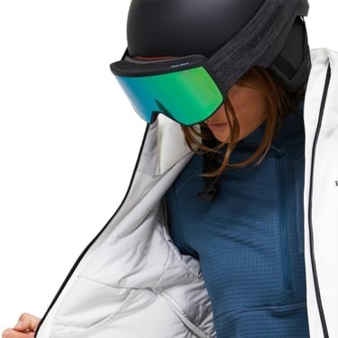  Peak Performance Anima Insulated Jacket Kadın Beyaz Kayak Ceketi