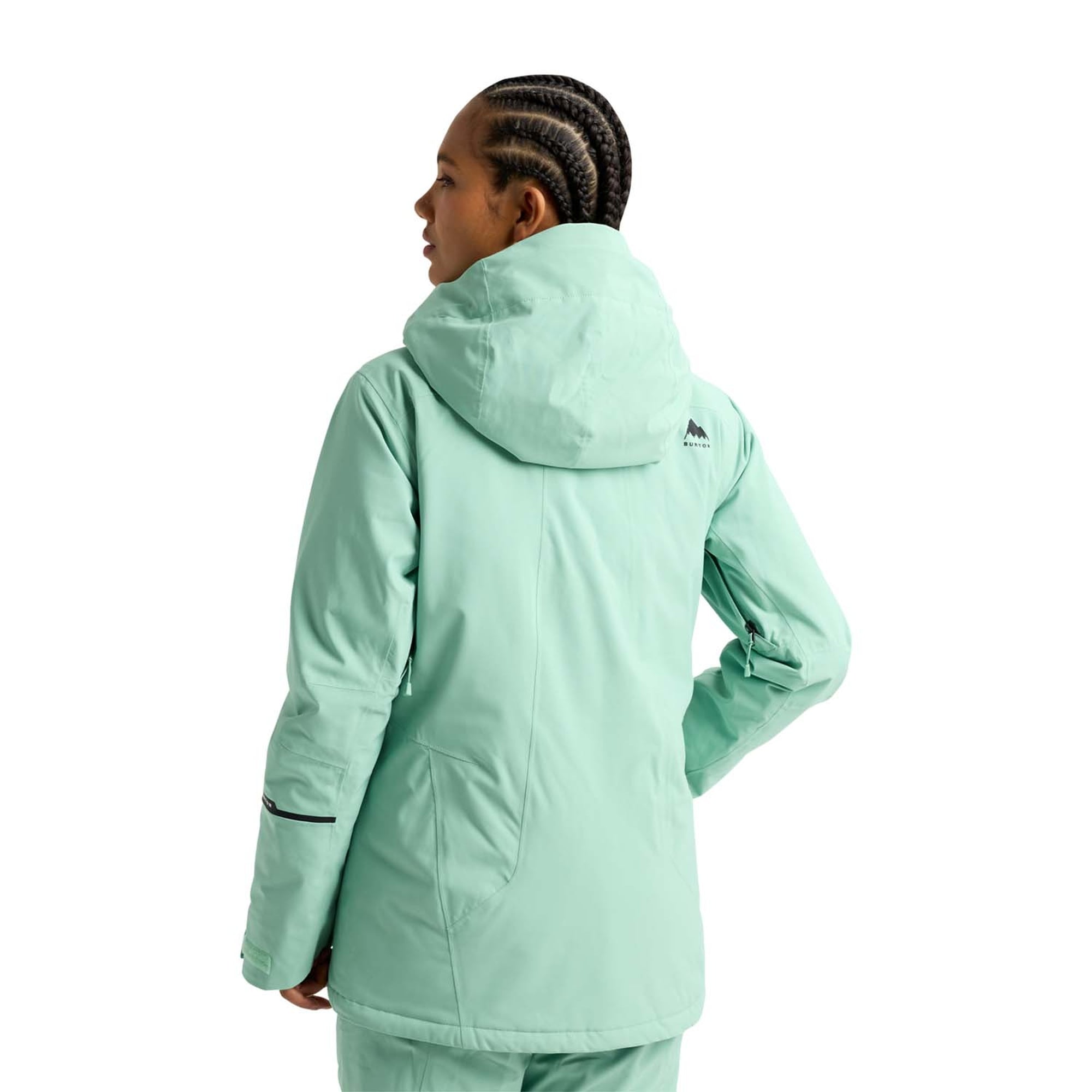 Burton Reserve 2L Ins Stretch Slim Kadın Yeşil Snowboard Ceketi
