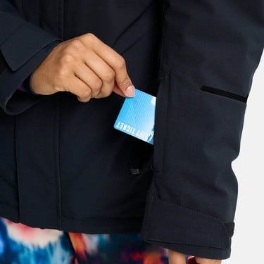  Burton Reserve 2L Ins Stretch Slim Kadın Siyah Snowboard Ceketi