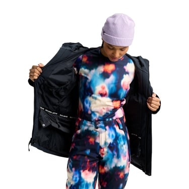  Burton Reserve 2L Ins Stretch Slim Kadın Siyah Snowboard Ceketi