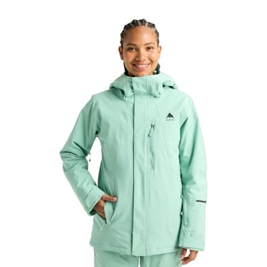  Burton Reserve 2L Ins Stretch Slim Kadın Yeşil Snowboard Ceketi