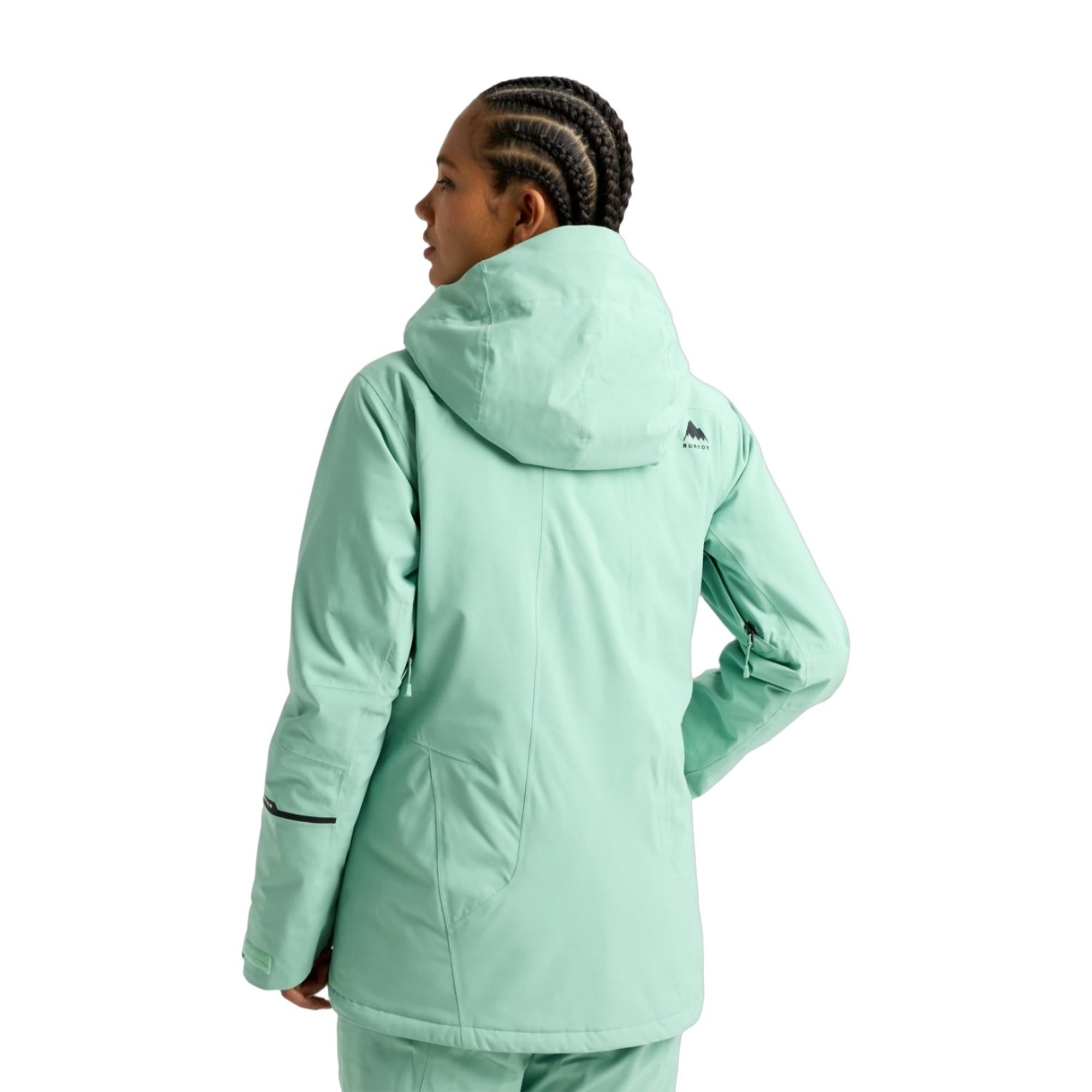 Burton Reserve 2L Ins Stretch Slim Kadın Yeşil Snowboard Ceketi