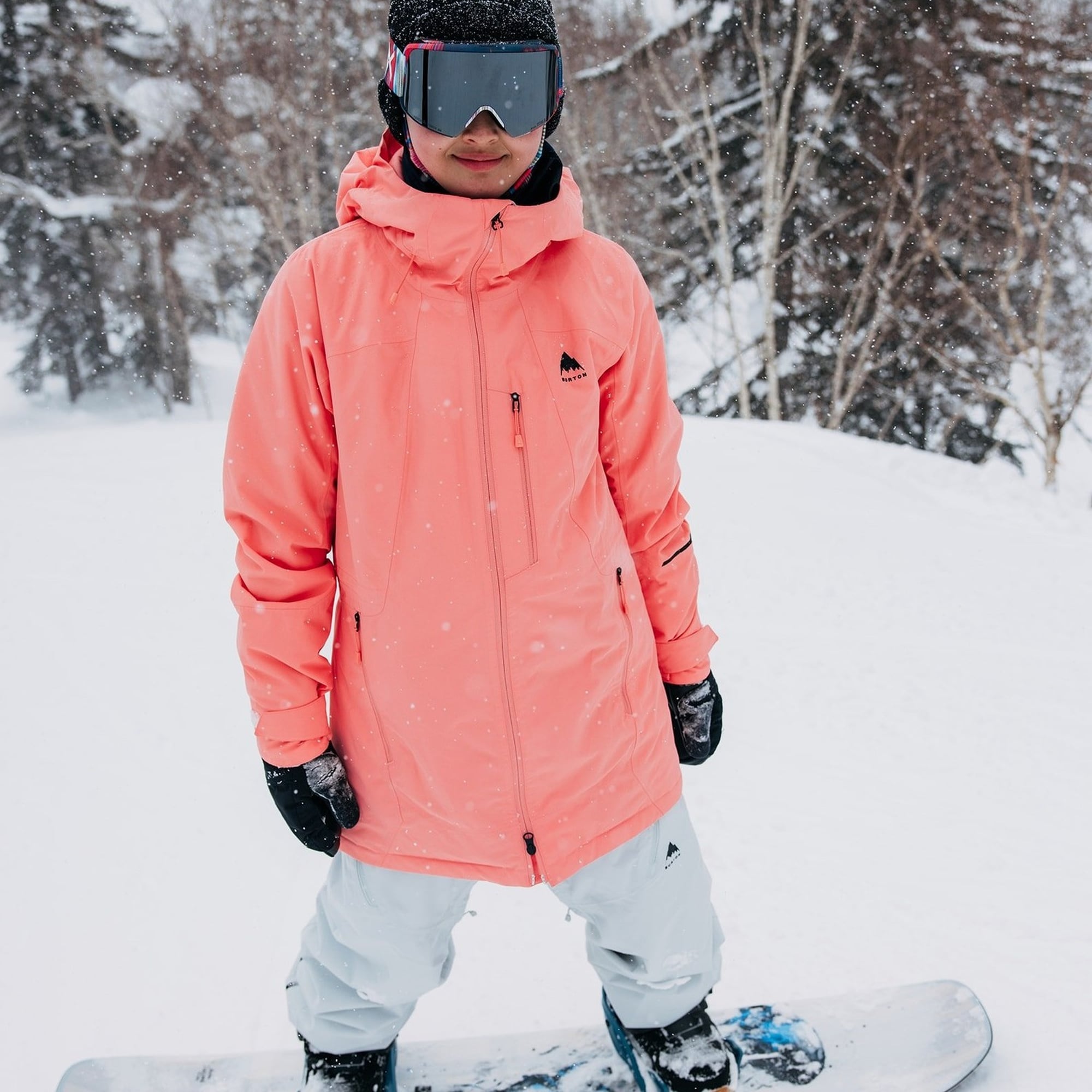 Burton Reserve 2L Insulated Jacket Kadın Turuncu Snowboard Ceketi