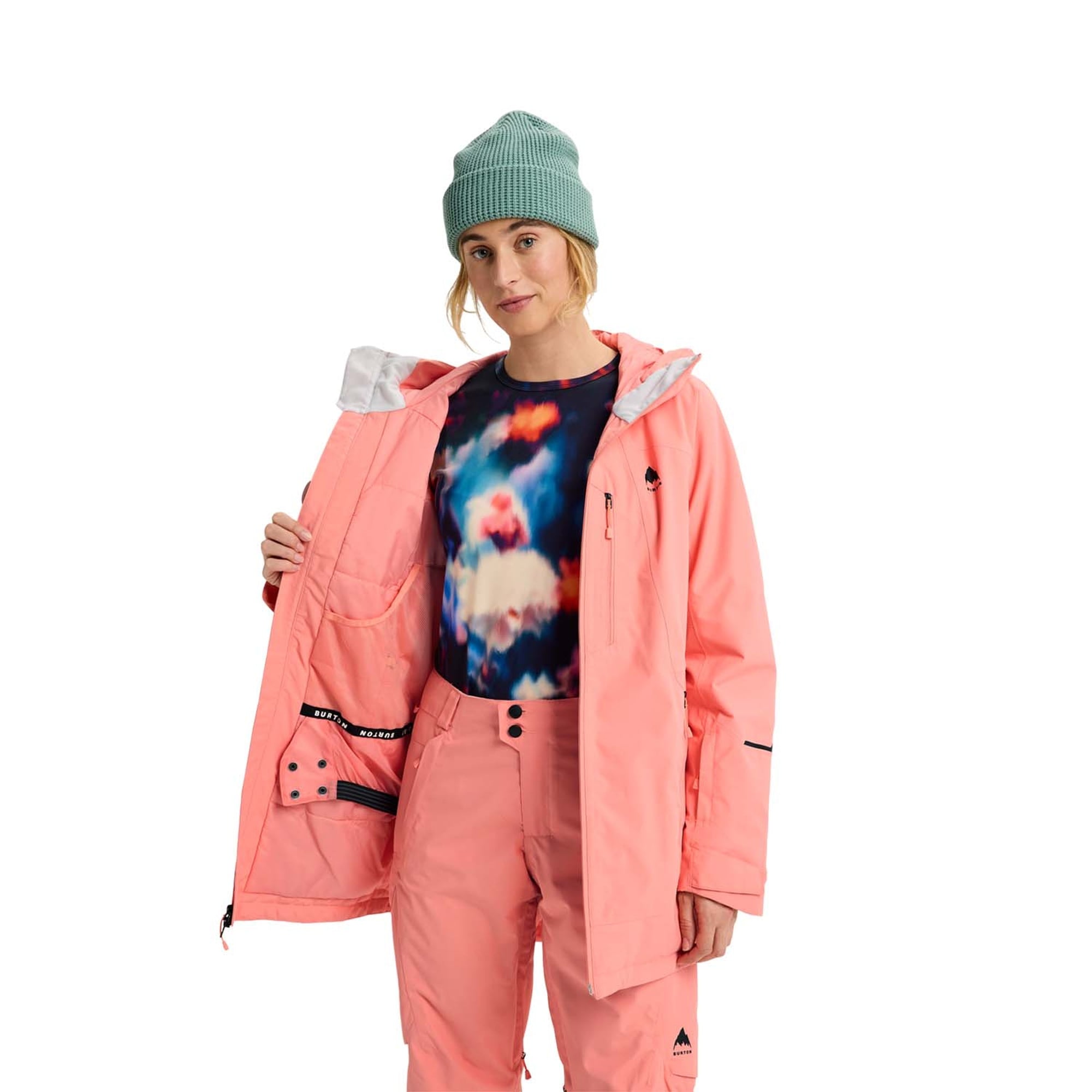 Burton Reserve 2L Insulated Jacket Kadın Turuncu Snowboard Ceketi