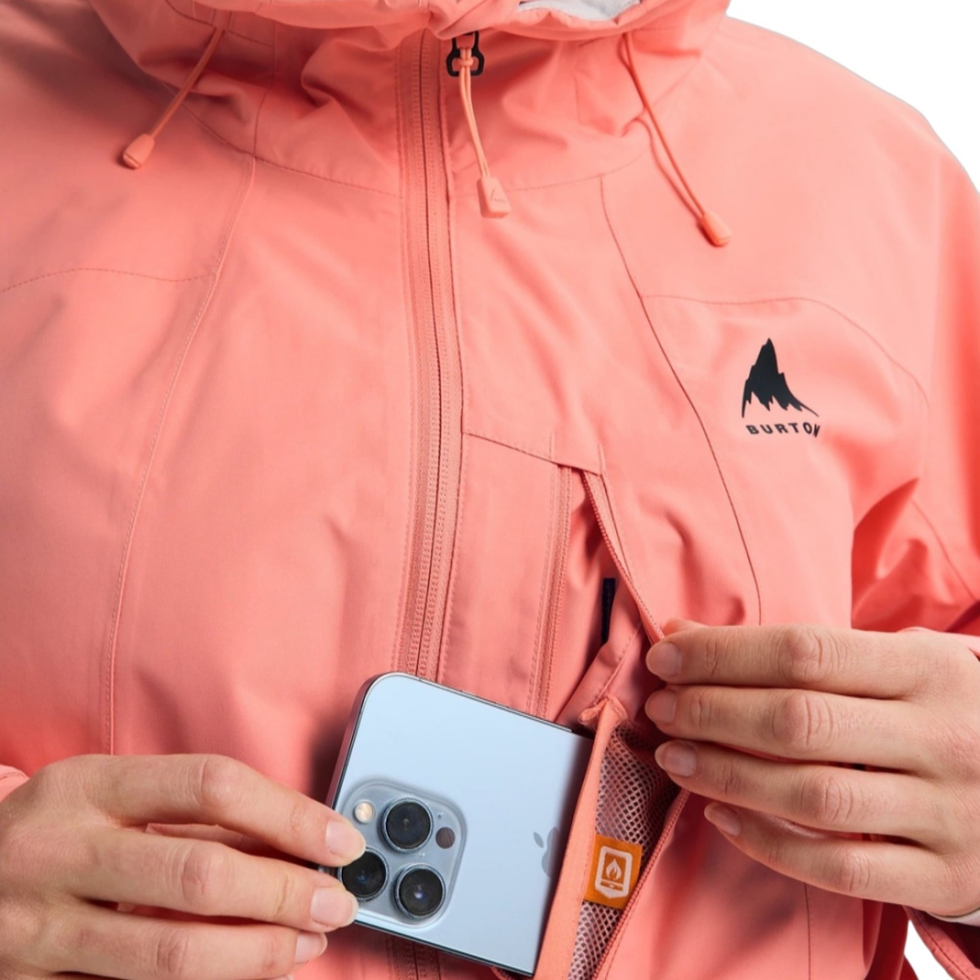 Burton Reserve 2L Insulated Jacket Kadın Turuncu Snowboard Ceketi